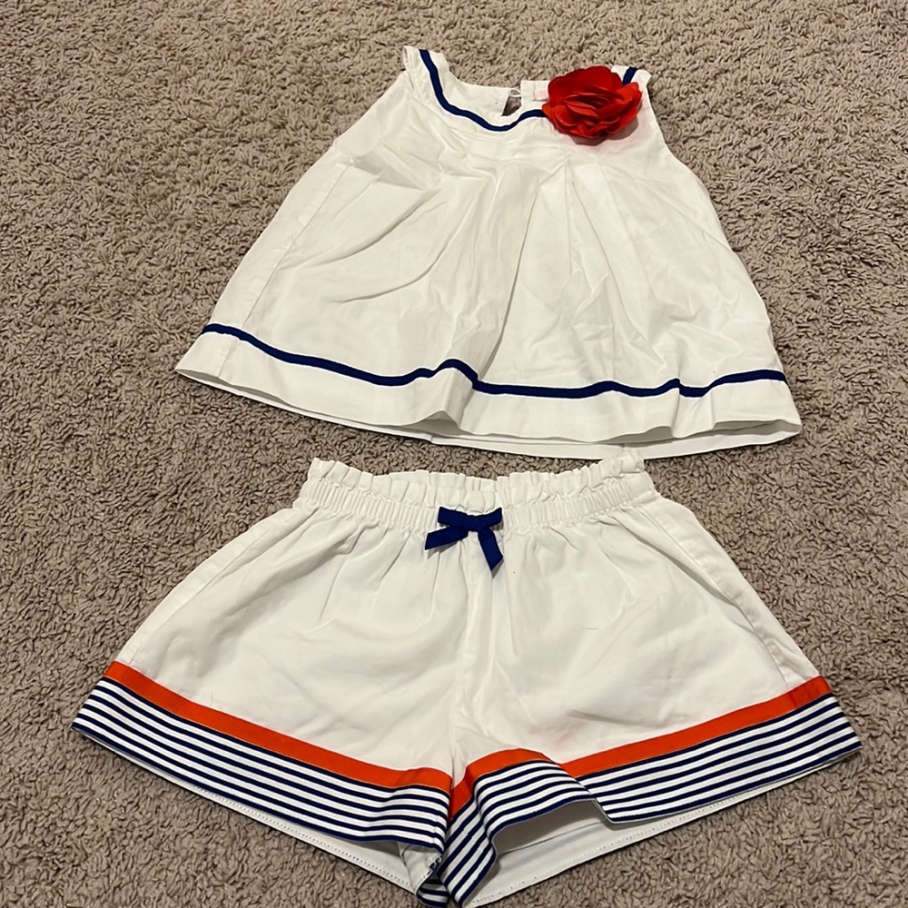 Janie and Jack little Girl 2-piece set